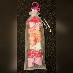 NEW Girl's‎ Hair Bow Accessories 7 Piece Set